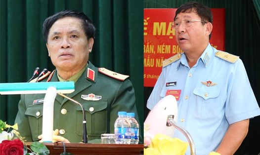 Thiếu tướng Trần Văn Kình và Thiếu tướng Bùi Anh Chung. Ảnh: QĐND