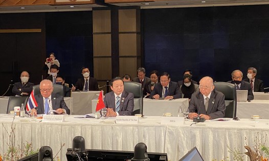 Phó Thủ tướng Trần Hồng Hà dự Hội nghị Bộ trưởng về “Cộng đồng phát thải ròng bằng 0 châu Á”. Ảnh: Bộ Ngoại giao