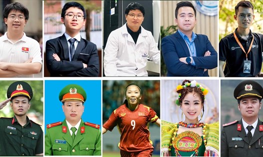 Chân dung 10 gương mặt trẻ Việt Nam tiêu biểu năm 2022. Ảnh: BTC CC