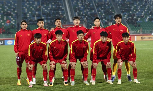 U20 Việt Nam nhiều khả năng sẽ sử dụng bộ khung 2 trận đấu vừa qua để đối đầu U20 Iran. Ảnh: Phan Hồng