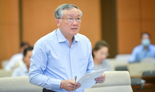 Chánh án Tòa án nhân dân tối cao Nguyễn Hòa Bình sẽ trả lời tại phiên chất vấn. Ảnh: QH
