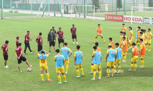 U23 Việt Nam còn lại 28 cầu thủ sau đợt tập trung đầu tiên. Ảnh: Minh Quân