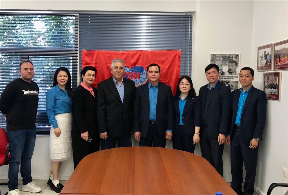 Đoàn đại biểu Tổng Liên đoàn Lao động Việt Nam thăm và làm việc tại Hy Lạp