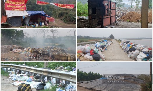 Càng ngày, trên địa bàn tỉnh Phú Thọ càng nhiều điểm nóng về ô nhiễm rác thải. Ảnh: Tô Công.