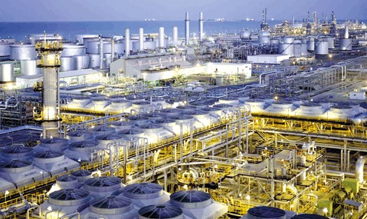 Cơ sở sản xuất dầu của Saudi Aramco. Ảnh: Saudi Aramco
