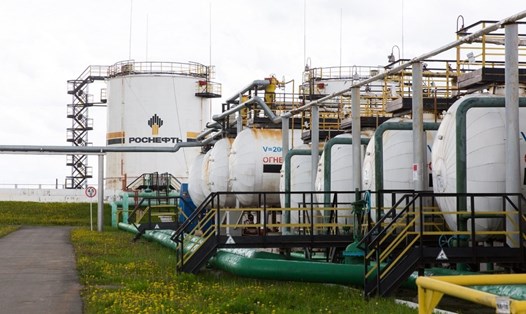Một cơ sở của công ty dầu khí Nga Rosneft. Ảnh: Xinhua