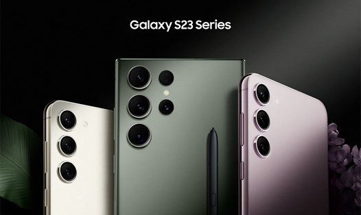 Các sản phẩm thuộc dòng Galaxy S23 của Samsung. Ảnh: Samsung