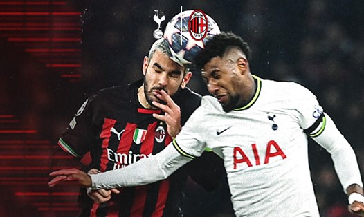 Tottenham không thể ghi nổi bàn nào vào lưới AC Milan trên sân nhà. Ảnh đồ họa: AC Milan.