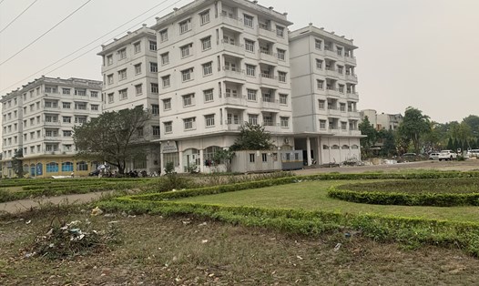 3 tòa nhà tái định cư tại Khu đô thị Sài Đồng (phường Phúc Đồng, quận Long Biên, TP.Hà Nội) bị bỏ hoang lãng phí. Ảnh: Diệp Linh