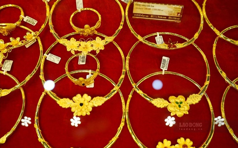 Cập nhật giá vàng sáng 12.4. Ảnh minh họa: Phan Anh