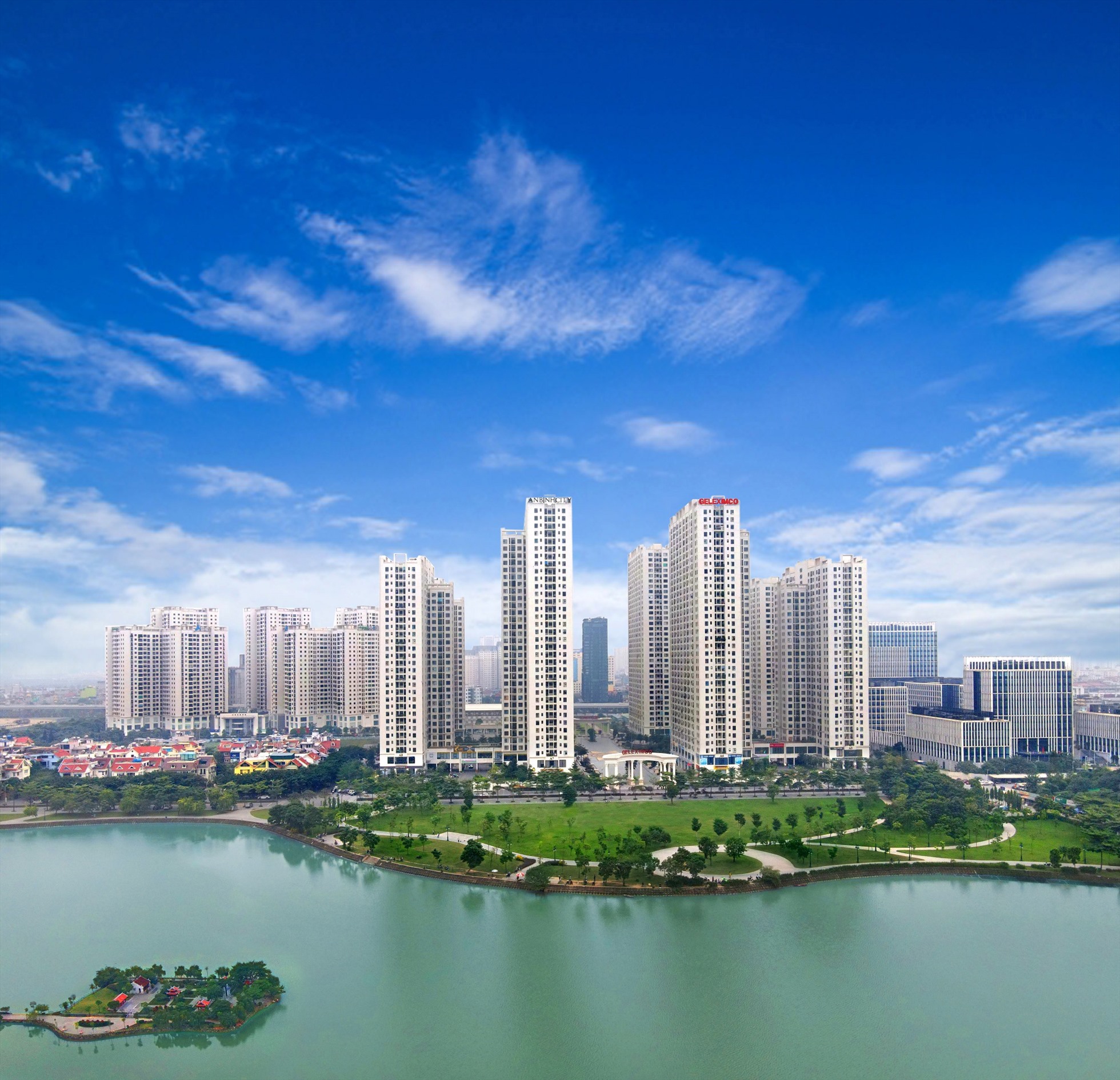 Khu đô thị Thành phố Giao lưu là một trong những dự án quy mô của Tập đoàn Geleximco. Nguồn: Geleximco