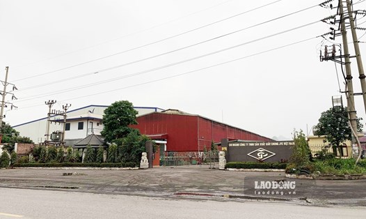 Khu vực chi nhánh chân cầu Phúc Sơn của Công ty TNHH Sản xuất giày Chung JYE Việt Nam. Ảnh: Hà Vi