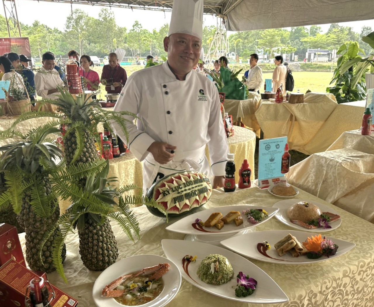 Các món ăn đặc sắc được chế biến từ Ghẹ Hàm Ninh. Ảnh: Phú Quốc