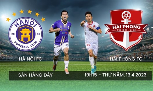 Trận Hà Nội FC vs Hải Phòng FC được hứa hẹn về "những diễn biến đẹp" cả dưới sân  lẫn trên khán đài. Đồ họa: Lê Vinh