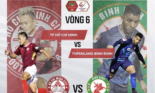 TPHCM tiếp đón Bình Định tại vòng 6 V.League 2023. Ảnh: FPT Play