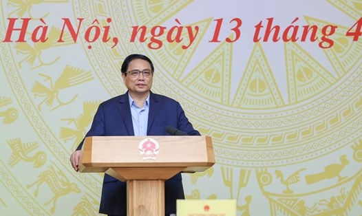 Thủ tướng Phạm Minh Chính chủ trì, phát biểu khai mạc hội nghị. Ảnh: VGP/Nhật Bắc