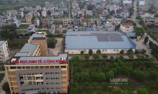 Hơn 5.000m2 đất nằm tại vị trí đắc địa trong khuôn viên trường đại học tại Thái Nguyên cho thuê không mất tiền. Ảnh: Nguyễn Hoàn.