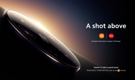 Sự kiện có tên “A shot above” sẽ chính thức giới thiệu đến người dùng chiếc điện thoại flagship thực sự của dòng Xiaomi 13. Ảnh: Xiaomi