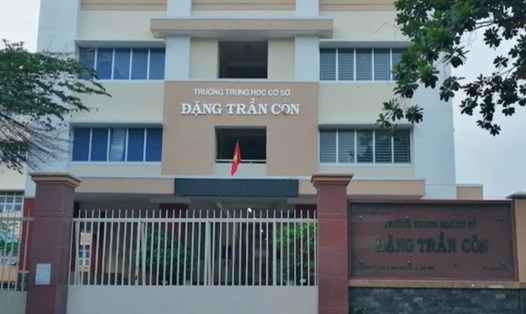 UBND quận Tân Phú, TP Hồ Chí Minh quyết định tạm dừng thực hiện mô hình trường tiên tiến ở trường THCS Đặng Trần Côn trong năm học này. Ảnh: Trường THCS Đặng Trần Côn