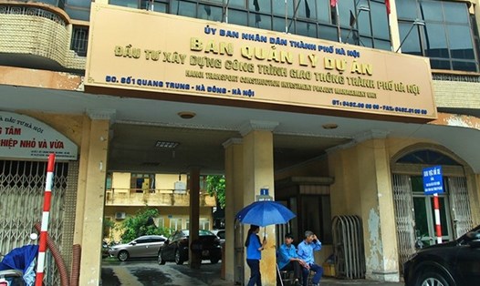 Trụ sở Ban QLDA Đầu tư xây dựng công trình giao thông TP Hà Nội. Ảnh: Ngọc Thắng