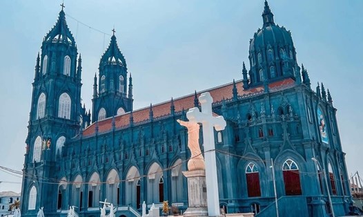 Nhà thờ Trà Cổ mới. Ảnh: Phạm Oanh