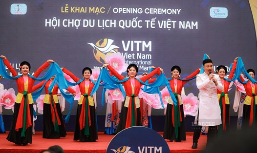 Khai mạc Hội chợ Du lịch Quốc tế - VITM Hà Nội 2023. Ảnh: Hải Nguyễn