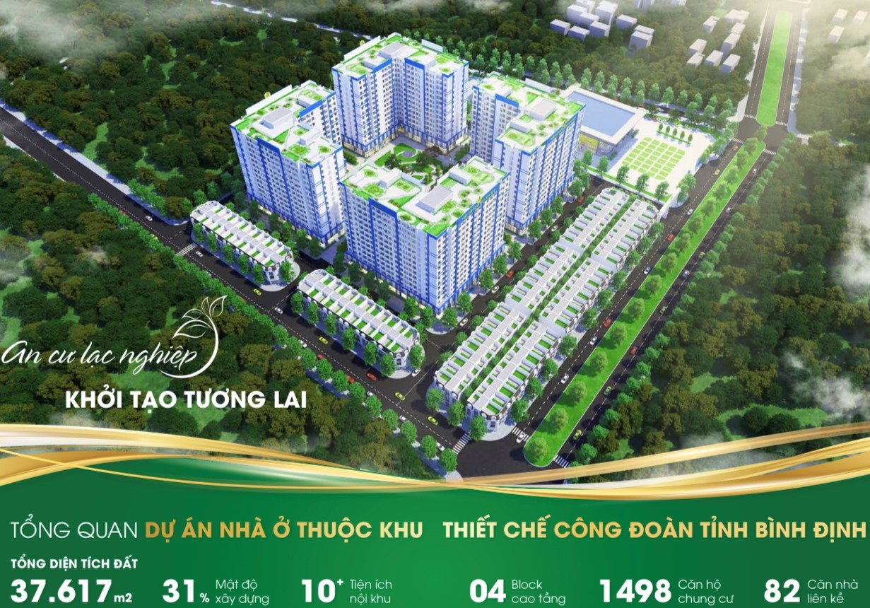 Phối cảnh tổng quan và thông tin dự án. Ảnh IEC.