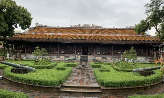 Điện Long An nay là Bảo tàng Cổ vật Cung đình Huế. Ảnh: Tường Minh