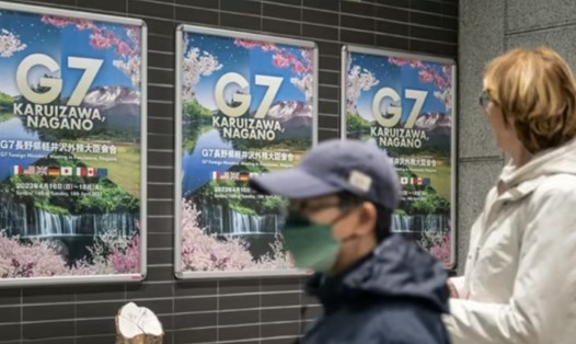 Hội nghị Ngoại trưởng G7 được tổ chức ở Karuizawa, Nagano, Nhật Bản từ ngày 16-18.4.2023. Ảnh: AFP