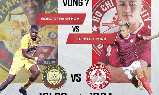 Câu lạc bộ Thanh Hoá gặp TPHCM tại vòng 7 V.League. Ảnh: FPT Play