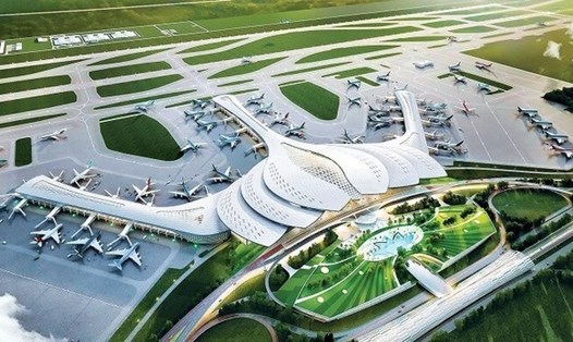 Cảng hàng không quốc tế Long Thành là công trình có quy mô lớn, kỹ thuật phức tạp, công nghệ hiện đại. Ảnh: VGP