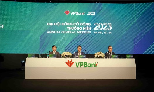 Đại hội cổ đông VPBank diễn ra chiều 18.4.2023. Ảnh VPB