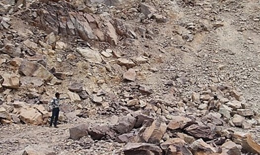 Một công nhân tử vong do bị đá rơi vào đầu khi đang làm việc tại mỏ đá núi Chuông. Ảnh minh hoạ.