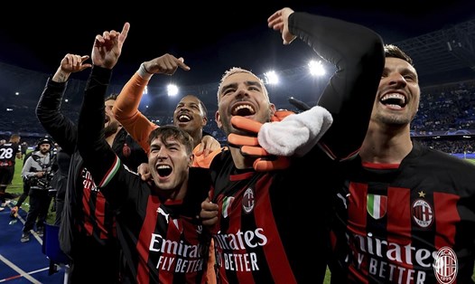 AC Milan lọt vào bán kết Champions League sau 16 năm.  Ảnh: CLB AC Milan