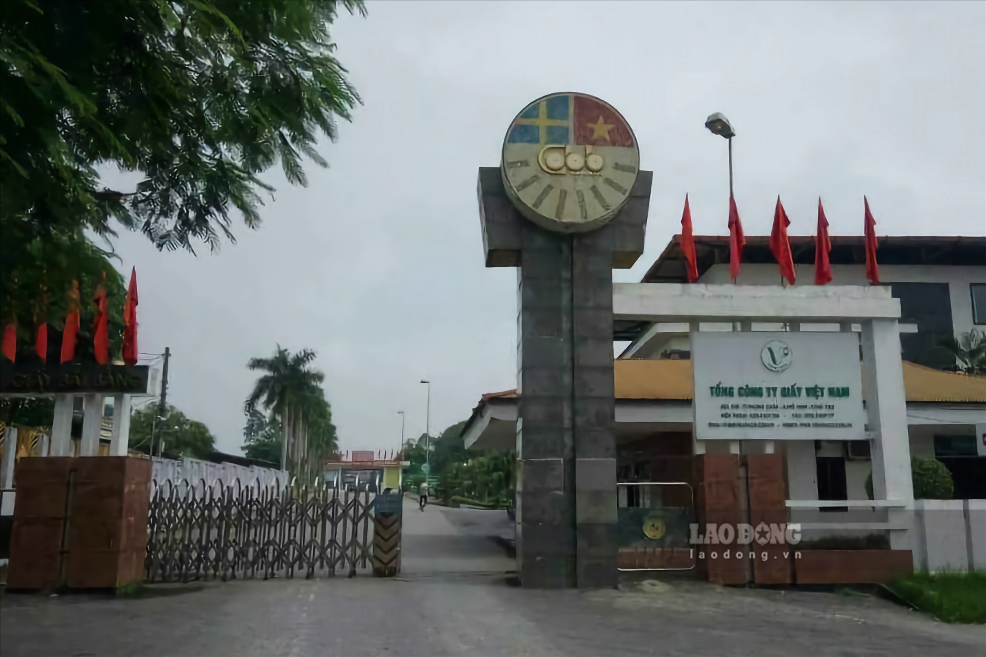 Tai nạn lao động tại Công ty Giấy Bãi Bằng, 1 người tử vong. Ảnh: Tô Công