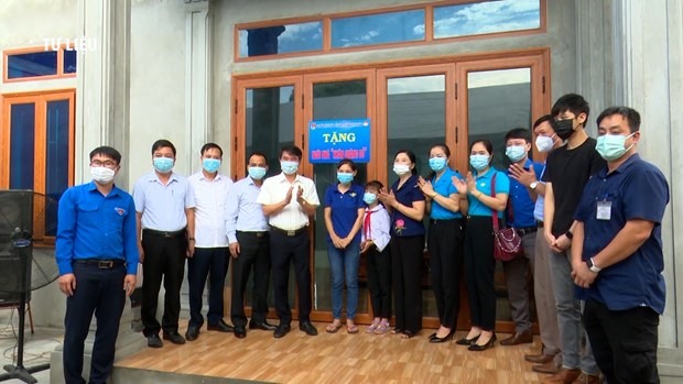 Trên địa bàn huyện Yên Khánh có 11 ngôi nhà "Khăn quàng đỏ" được hoàn thành và đưa vào sử dụng, giúp các em học sinh có khó khăn về nhà ở ổn định cuộc sống, yên tâm học tập. Ảnh: nbtv.vn