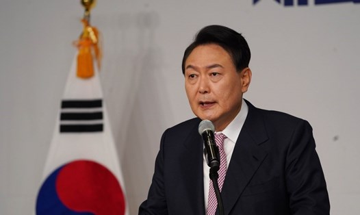 Tổng thống Hàn Quốc Yoon Suk-yeol. Ảnh: Xinhua