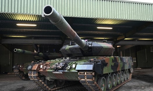 Đức từ chối cung cấp thêm xe tăng Leopard 2 cho Ukraina. Ảnh: AFP