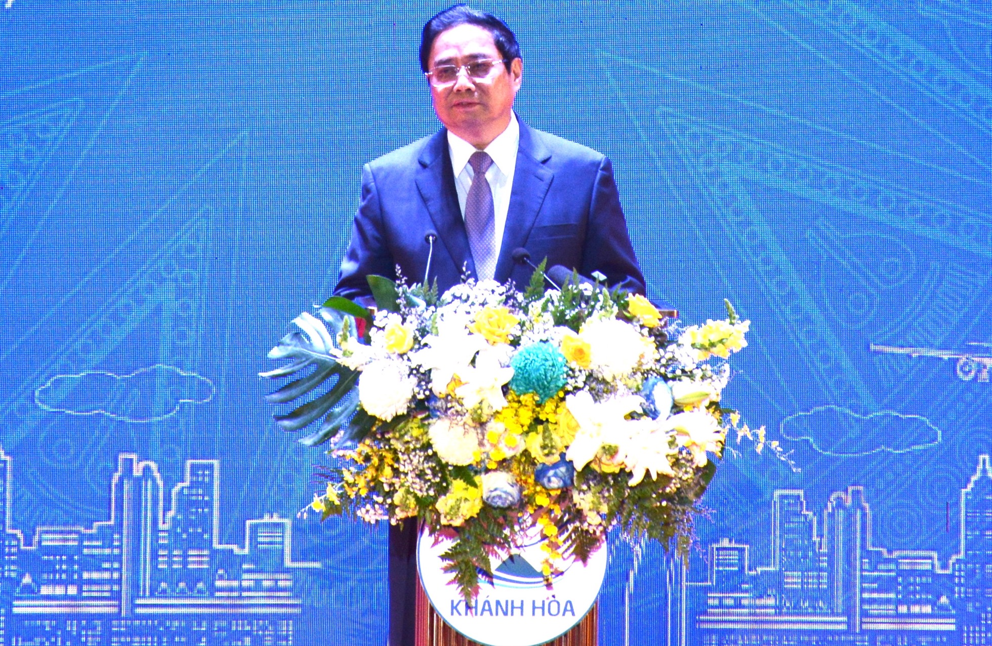 Thủ tướng Phạm Minh Chính phát biểu. Ảnh: Hữu Long