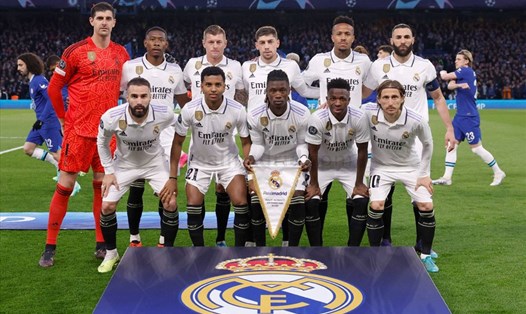 Đội hình Real Madrid trận gặp Chelsea ở lượt về vòng tứ kết Champions League rạng sáng 19.4 (giờ Việt Nam). Ảnh: Real Madrid CF