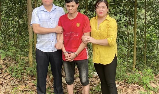 Đối tượng Nguyễn Văn Dương bị tóm gọn sau 9 tháng lẩn trốn. Ảnh: Công an Hà Giang.
