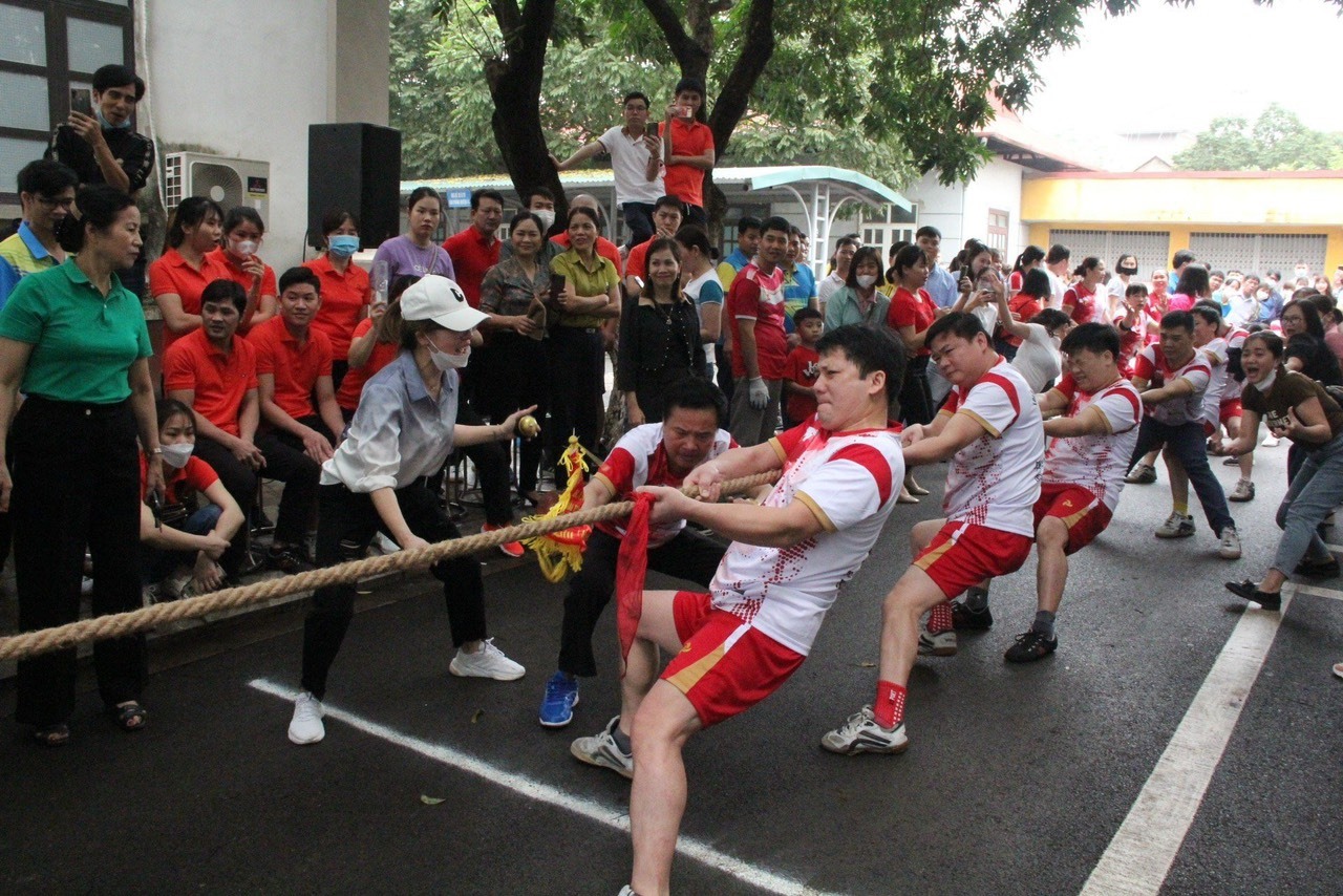 Thi đấu thể thao trong công nhân viên chức lao động tỉnh Vĩnh Phúc. Ảnh: LĐLĐ Vĩnh Phúc