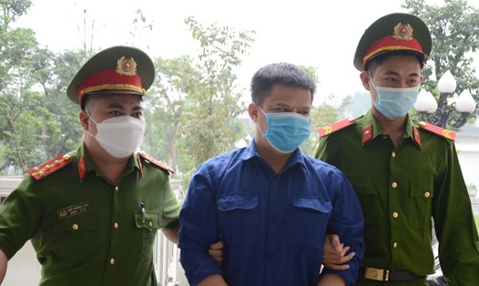 Bị cáo Nguyễn Đức Đảng trong vụ án sai phạm đấu thầu dưới thời ông Nguyễn Quang Tuấn làm Giám đốc Bệnh viện Tim Hà Nội. Ảnh: Việt Dũng
