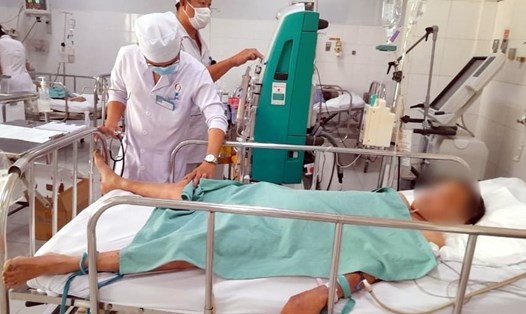 Bệnh nhân do ong đốt tại tỉnh Bạc Liêu đã được hồi phục sức khỏe. Ảnh: Nhật Hồ