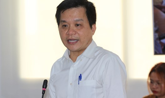 Ông Nguyễn Hồng Tâm - Giám đốc HCDC TP Hồ Chí Minh thông tin tại họp báo.  Ảnh: Thành Nhân