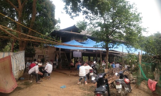 Ngôi nhà xảy ra vụ án mạng tại thị xã Nghĩa Lộ, tỉnh Yên Bái. Ảnh: NDCC