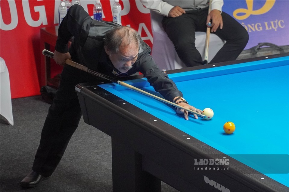 Cơ thủ Efren Reyes từng giành huy chương đồng tại SEA Games 31. Ảnh: Nguyễn Huế