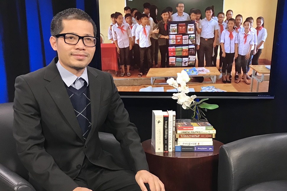 Ông Nguyễn Quang Thạch - người gần 2 thập kỉ vận động thực hiện sách hóa nông thôn. Ảnh nhân vật cung cấp