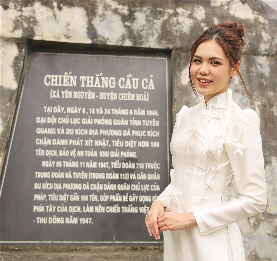 Hoa hậu Du lịch Việt Nam 2022 - Lương Kỳ Duyên đồng hành cùng sự kiện. Ảnh: BTC