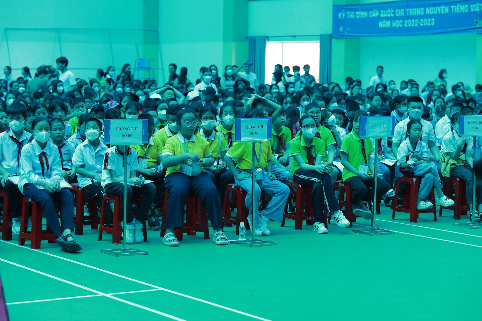Gần 400 học sinh tiểu học tham gia hội thi Đình Trạng Nguyên tiếng Việt